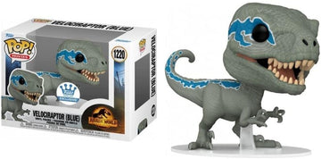 Funko POP Velociraptor (Blue) - Jurassic World: Dominion Exclusive #1220 Collectible Figure