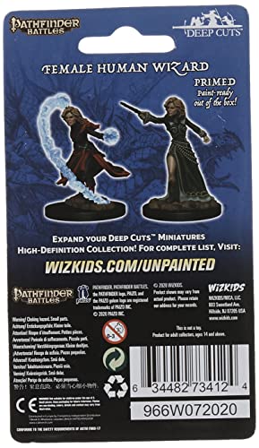Pathfinder Deep Cuts Unpainted Miniatures: Wave 6: Human Female Wizard