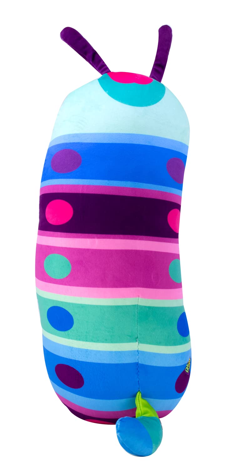 Cats Vs Pickles - Hugger - Caterpillar - 17' Super-Soft And Huggable Plush! The Perfect Cuddle Buddy! Use As Fun Bedroom Décor, Bed Pillows, Or Calm Down Toys!
