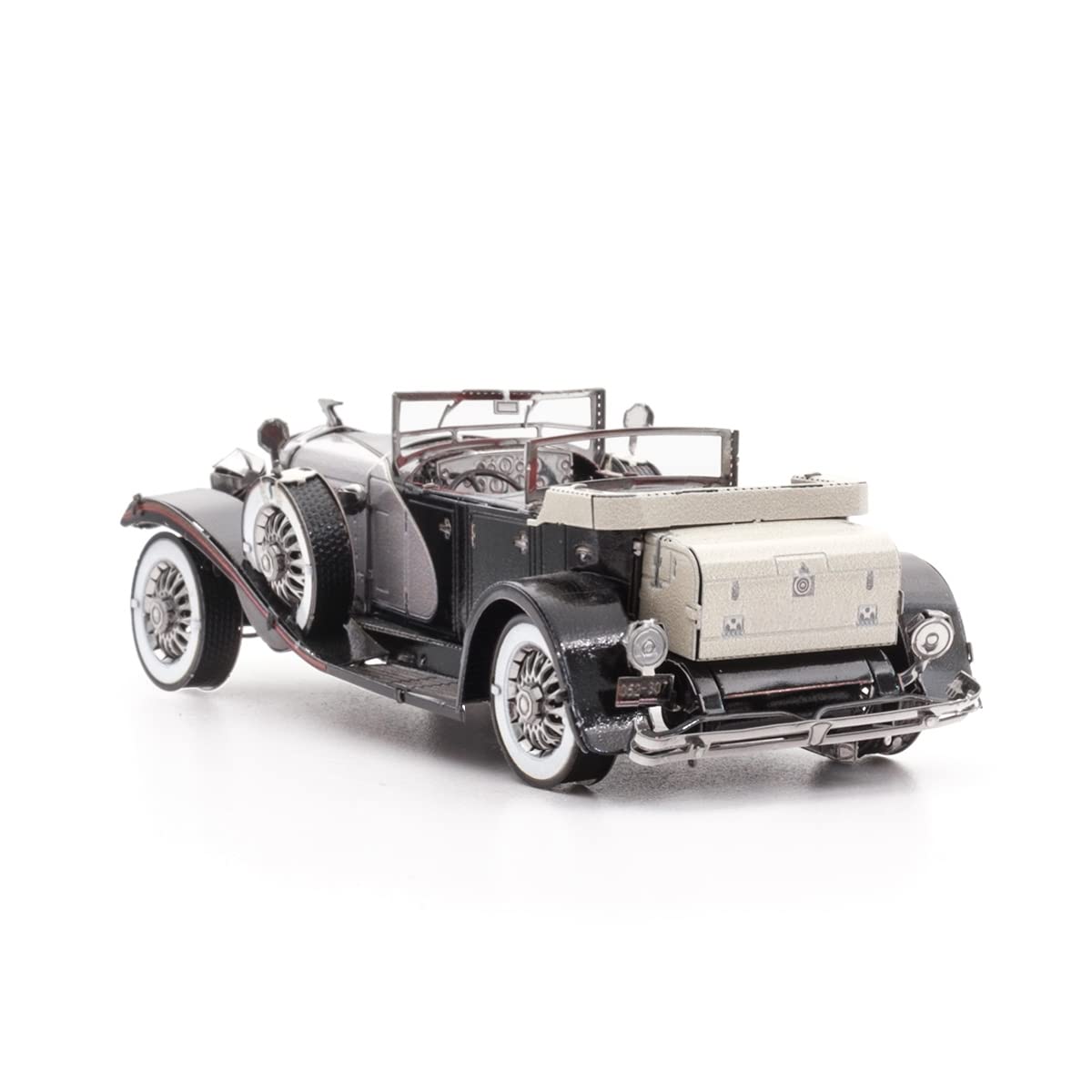 Fascinations Metal Earth Puzzle 3D Car Duesenberg Ii Sj 1934. Vehicle Metal Puzzle. Building Models For Adults Challenging Level 10.01 X 3.99 X 2.59 Cm