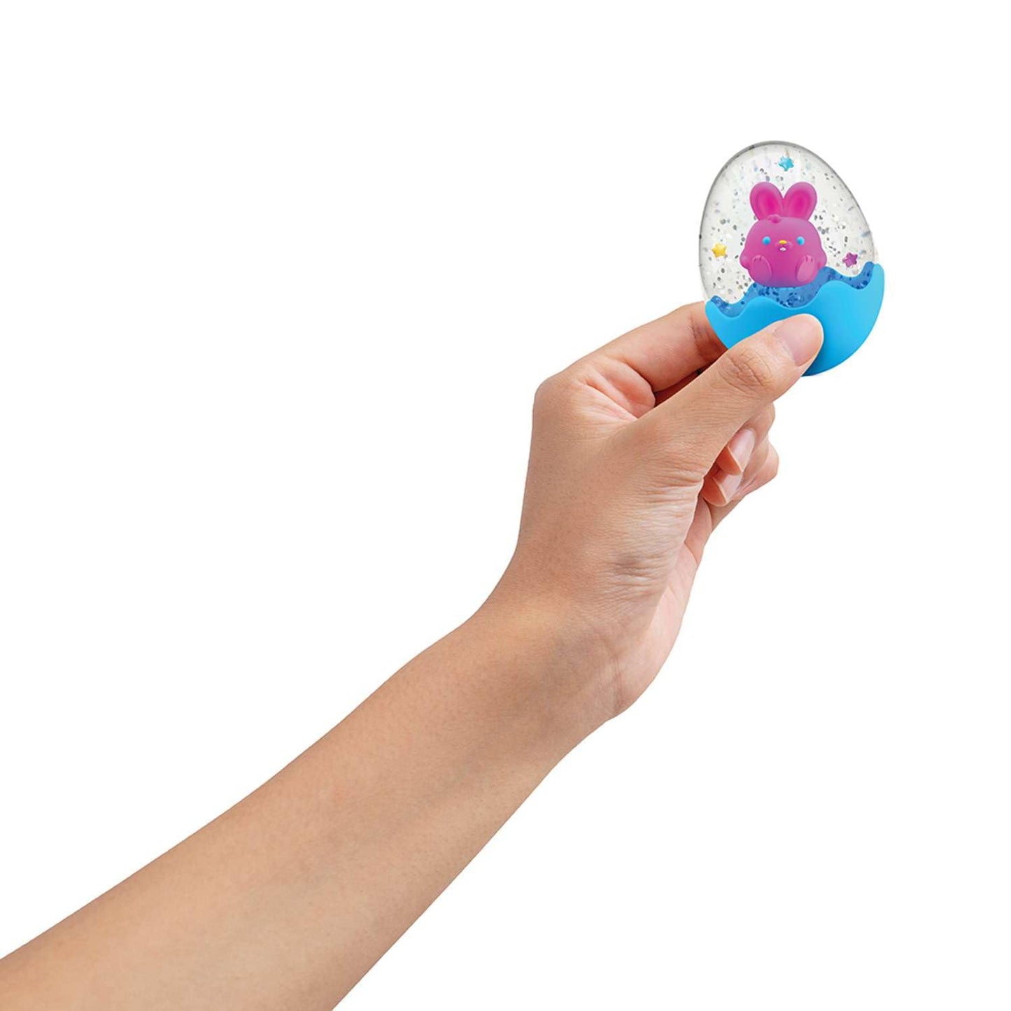 Schylling Needoh Squeezter Egg - Sensory Squeeze Toy - Cute Character Inside - 2.5'' Tall - Color May Vary (Pack Of 1)