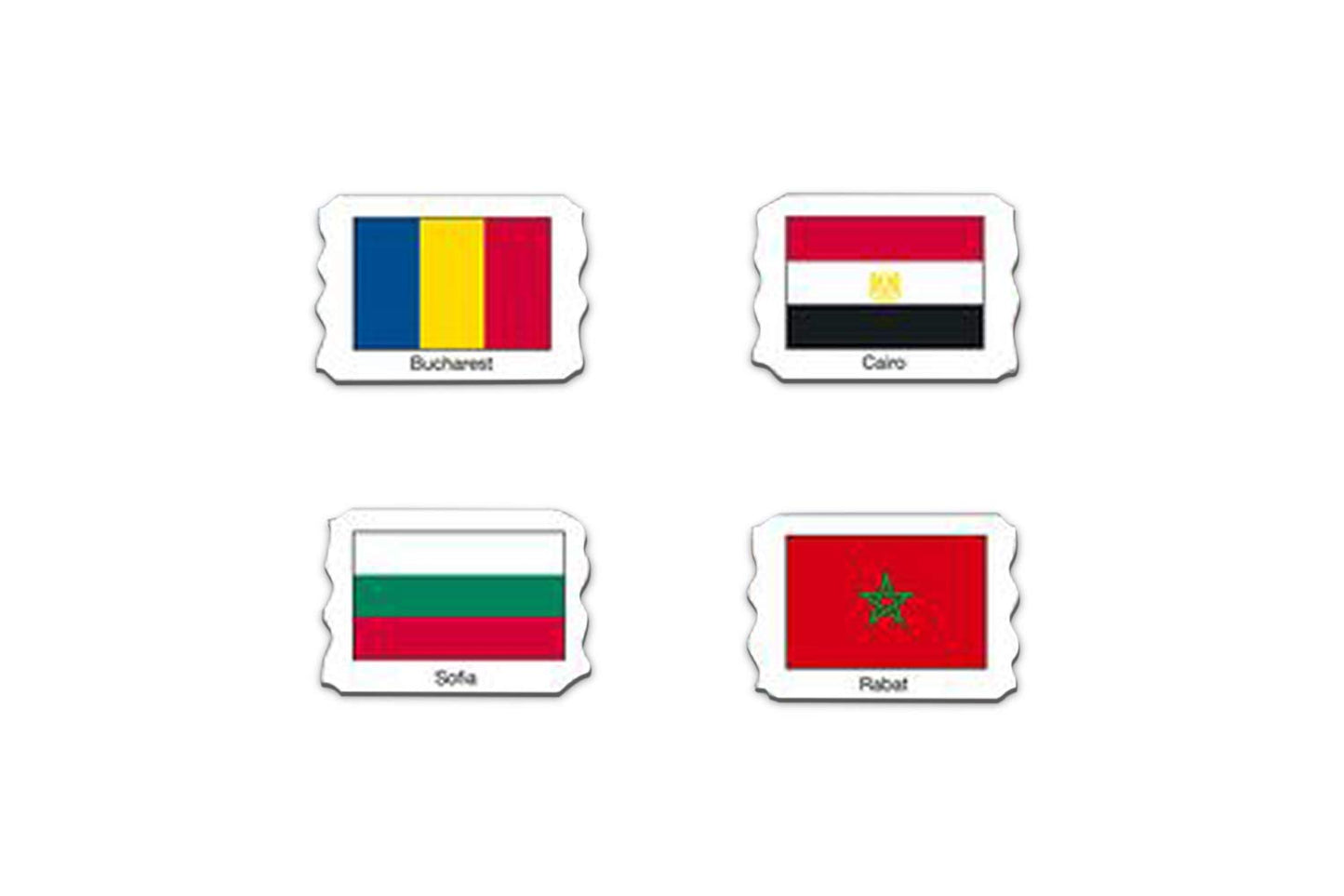 Larsen Puzzles Flags Of The World 80 Piece Children'S Educational Jigsaw Puzzle