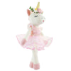 JUSTQUNSEEN Unicorn Stuffed Animal Plush Doll, 17" Pink Ballerina, Polyester, Age 4-6, Ideal Birthday Gift for Girls