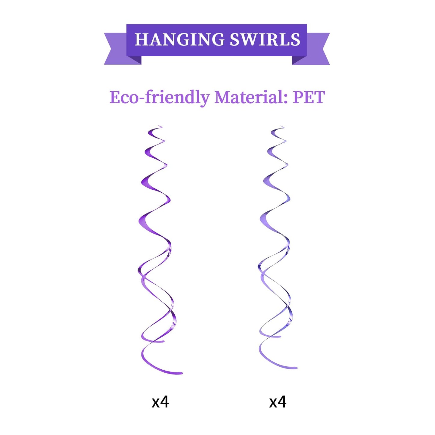 LITAUS, Birthday Decorations, NO DIY - Pack of 19 | Butterfly Happy Birthday Banner, Honeycomb Balls, Swirls, Garland | Happy Bi