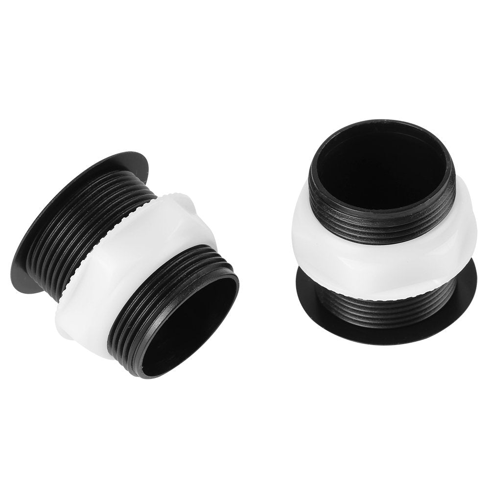 Walfront 10Pcs 28Mm Screw In Type Black Push Button Cover For Game