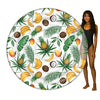 Poolcandy Giant Tropical Inflatable Fruit Island Pool Float 72, 2 Person Size