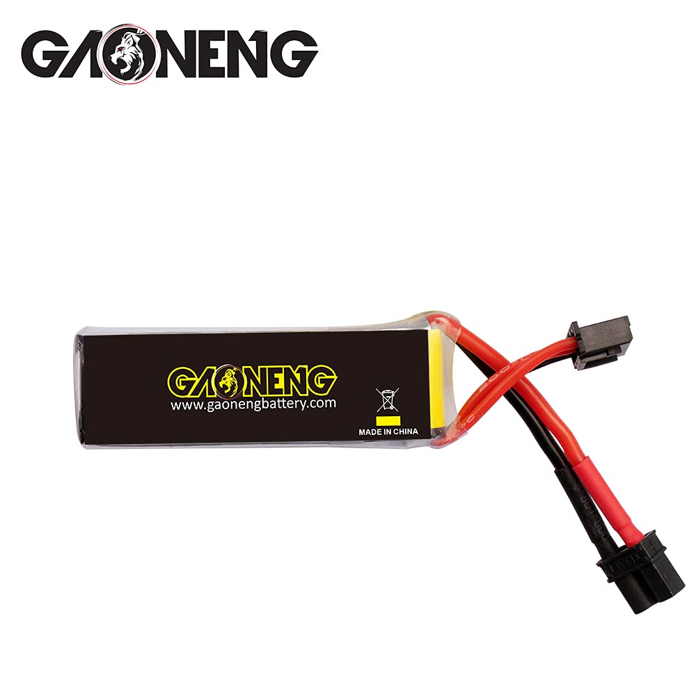 GAONENG 4PCS GNB 2S 7.6V HV 380mAh 90C 180C LiPo Battery with XT30 Connector for 60-130mm Brushless FPV Drone