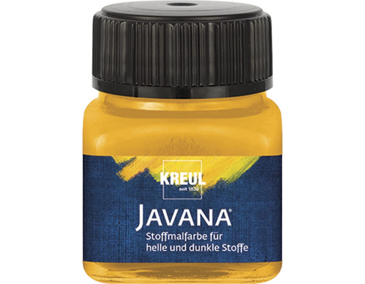 KREUL Jacquard Opaque Fabric Paint 40 20 ml Yellow Gold