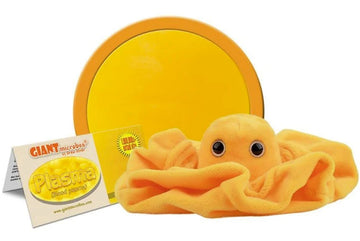 GIANTmicrobes Plasma Plush Blood Cell Toy - Light Blue Hematology Gift, Model GMD0572