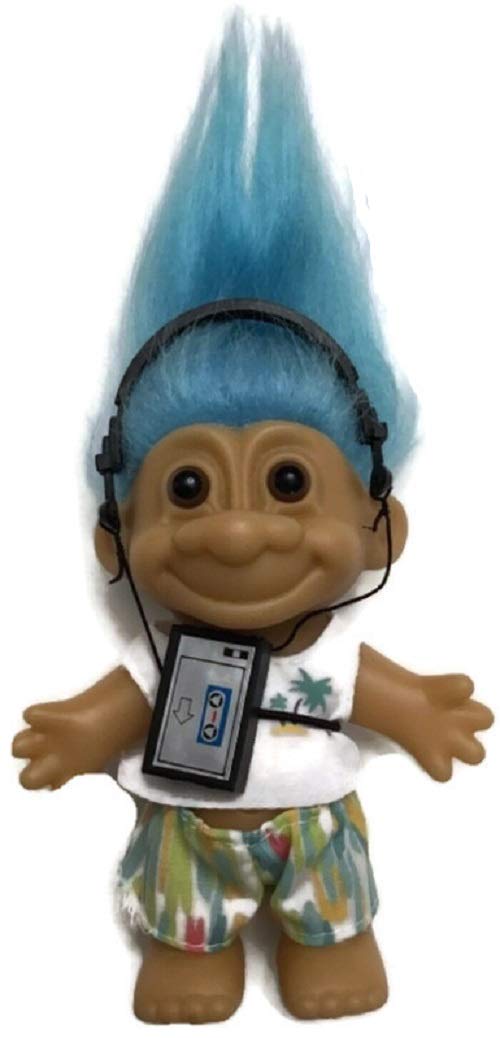 My Lucky Walkman/Vacation Troll Doll 5'