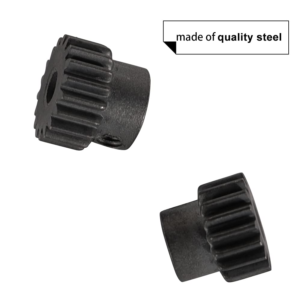 WEISHUJI 48P Pinion Gear Set, Pinion Gear Set, Pinion Motor Gear, Pinion Gear with Screw Driver 3.175mm Shaft Hole 16T 17T 18T 1
