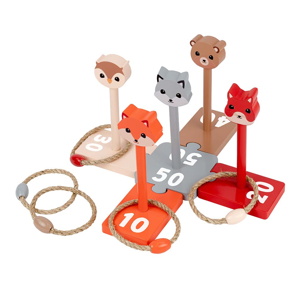 Professor PUZZLE Animal Ring Toss - Who Will Win This Wild Game of aim?