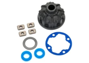 Traxxas 8681X Aluminum Differential Carrier, Black