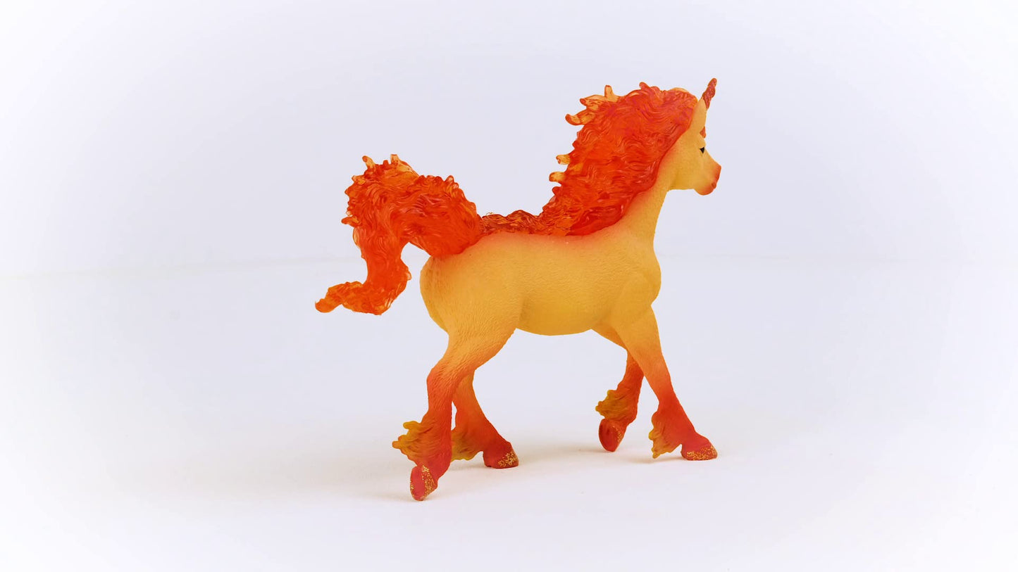 Schleich Bayala New 2023, Unicorn Toys For Girls And Boys, Elementa Fire Unicorn Stallion Toy Figurine, Ages 5+