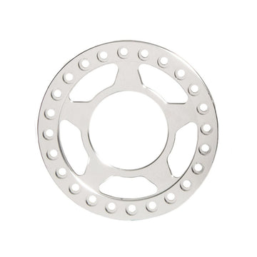 RCLIONS Aluminum RC Beadlock Wheel Rim Replacement Ring for 1:10 Crawler RC Car 1.9'' Wheels/Rims-Pack of 4pcs (Silver)