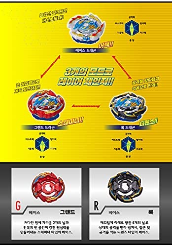 Battling Tops B-133 Gt Starter Ace Dragon.St.Ch Zan