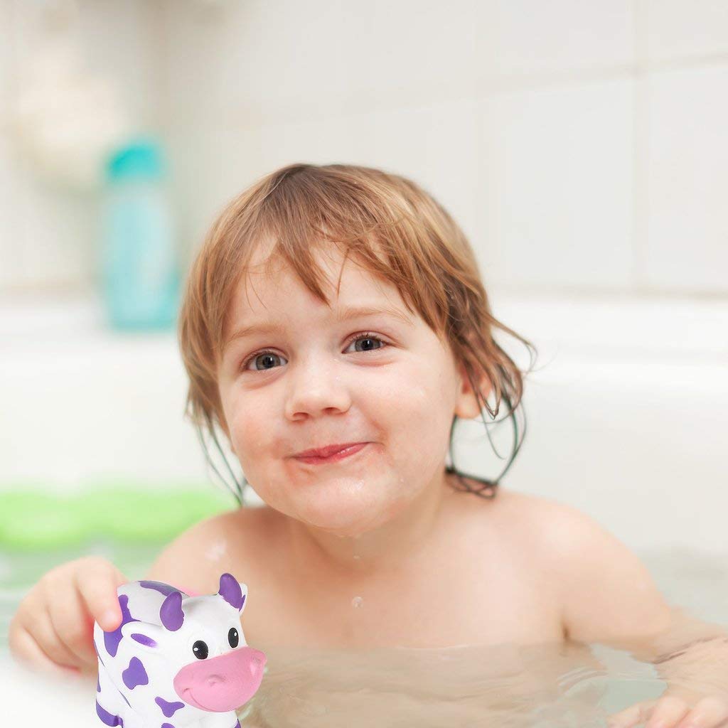 Rhode Island Novelty 2 Rubber Water Squirting Cow, Assorted, 12 Count