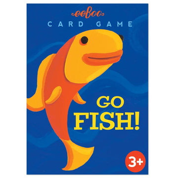 eeBoo Go Fish Playing Card Game, Durable Cards, Educational Fun, Ages 3+, Model EB-PCGF2, Multi Color