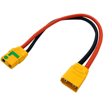 XT90-S Anti-Spark Female to XT90 Male Plug Extension Wire Cable Lead Silicone Wire 10AWG 30CM for Aircraft Model