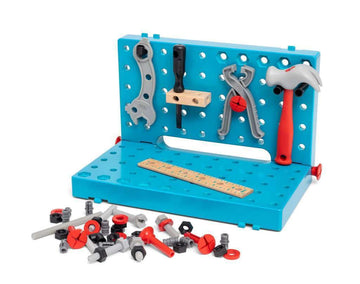 BRIO Builder Working Bench - Educational Construction Toy, Multicolor, Wood, Model 63459600, Age 3 Years Up