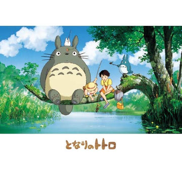Ensky My Neighbor Totoro 500-Piece Jigsaw Puzzle - Fishing on Tree, Wood, 38cm×53cm, Model 500-228
