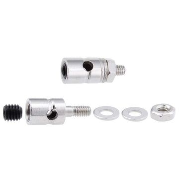 Hobbypark Adjustable Pushrod Connector Linkage Stoppers D1.8mm RC Model Plane Parts (Pack of 25)