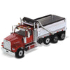 Diecast Masters Western Star 4900 Sffa With Lift Axle Silver Plated Dump | Real Dump Truck Specifications | 1:50 Scale Model Sem