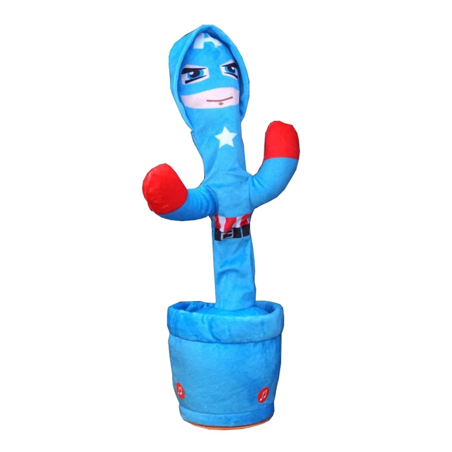 MUREN Dancing Talking Sound Toy for Kids 3+ Years Superhero Cartoon Cactus Plush with Recording, Singing 10 Songs, Repeating Fun
