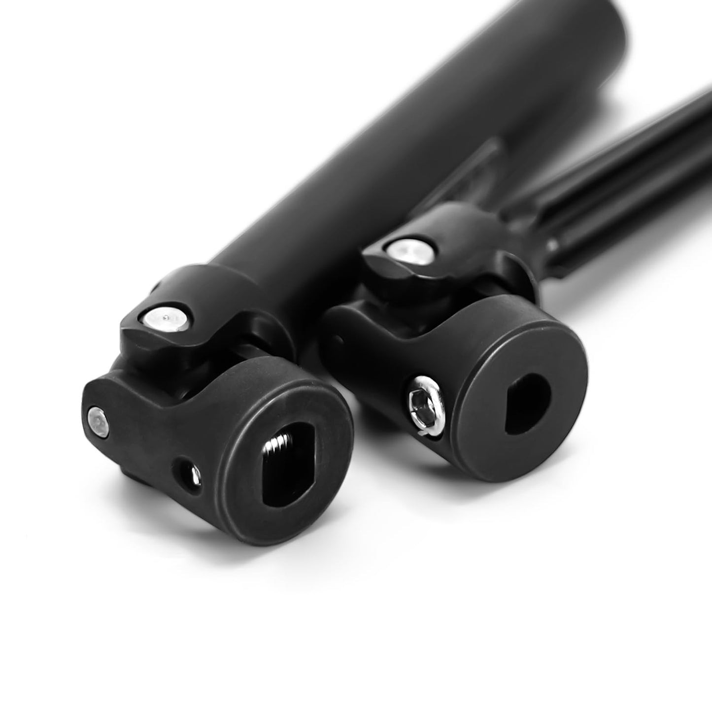 INJORA Hardened Steel Drive Shafts for 1/18 RC Crawler TRX4M, Small, Black, Model 4M-84BK, 23g/Set Upgrade