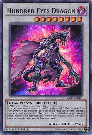 Yu-Gi-Oh! - Hundred Eyes Dragon (Lc5D-En154) - Legendary Collection 5D 'S Mega Pack - 1St Edition - Super Rare
