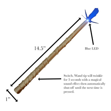 Blinkee Enchanted Mystic Magic Wizard Light Up Musical Wand