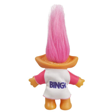 Vintage Troll Dolls, Lucky Doll Chromatic Adorable For Collections, School Project, Arts And Crafts, Party Favors - 7.5' Tall(Include The Length Of Hair) (Pink)