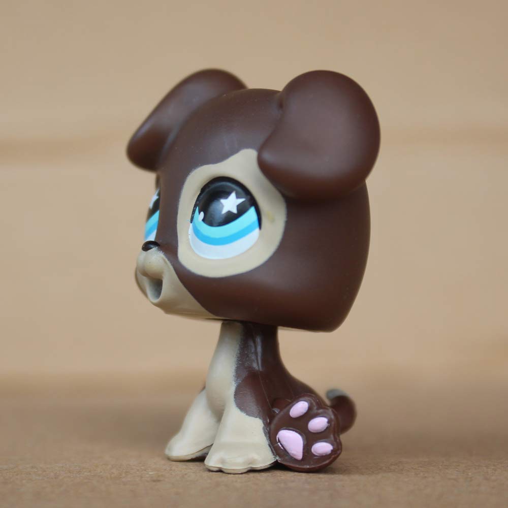 Lpscb Custom-Made Baby Puppy Pet Shop Toy Dog Great Dane Dachshund Cocker Spaniel Mini Bobble Head Animal Figure 1.5 Inch (Choco