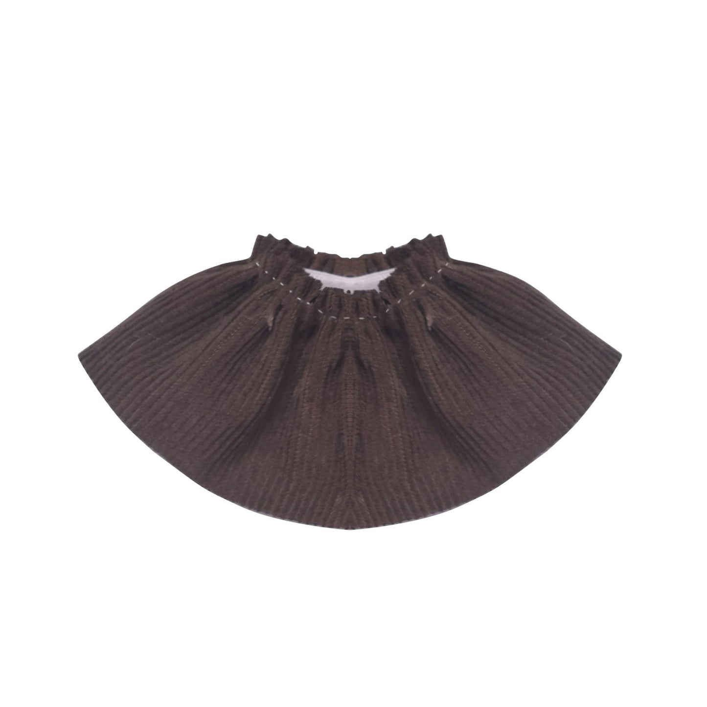 WASAFV Clothes for Labubu (NO Doll) fit 17cm/6.69'' enhanced Outfit with Accessories Soft & Stylish Hand-Woven Doll Set Leopard Clothes