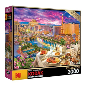 RoseArt - Kodak enhanced - La Vida Las Vegas - 3000 Piece Jigsaw Puzzle for mature-themeds
