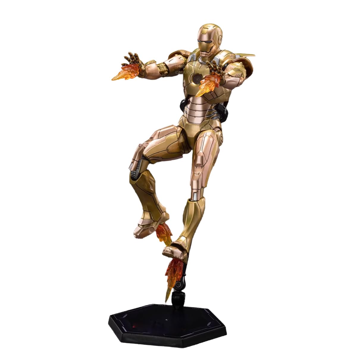Hiplay Zd Toys Collectible Figure Full Set: Anniversary Series Non-Luminous Version: Iron Man Mk21 (1906-21), 1:10 Scale Miniatu