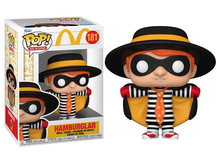 Funko Pop Mcdonald'S + Protector: Pop! Ad Icons Vinyl Figure (Gift Set Bundled With Toybop Box Protector Collector Case) (Hamburglar With Cape)