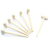 Litoexpe 12Pcs Mini Wooden Hammers, Crab Lobster Wooden Mallets, Natural Hardwood Wood Hammer Pounding Tool For Seafood, Shellfi