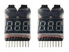 Apex Rc Products 2 Pack Lipo Battery Voltage Checker Alarm Led 1-8 Cell 1655