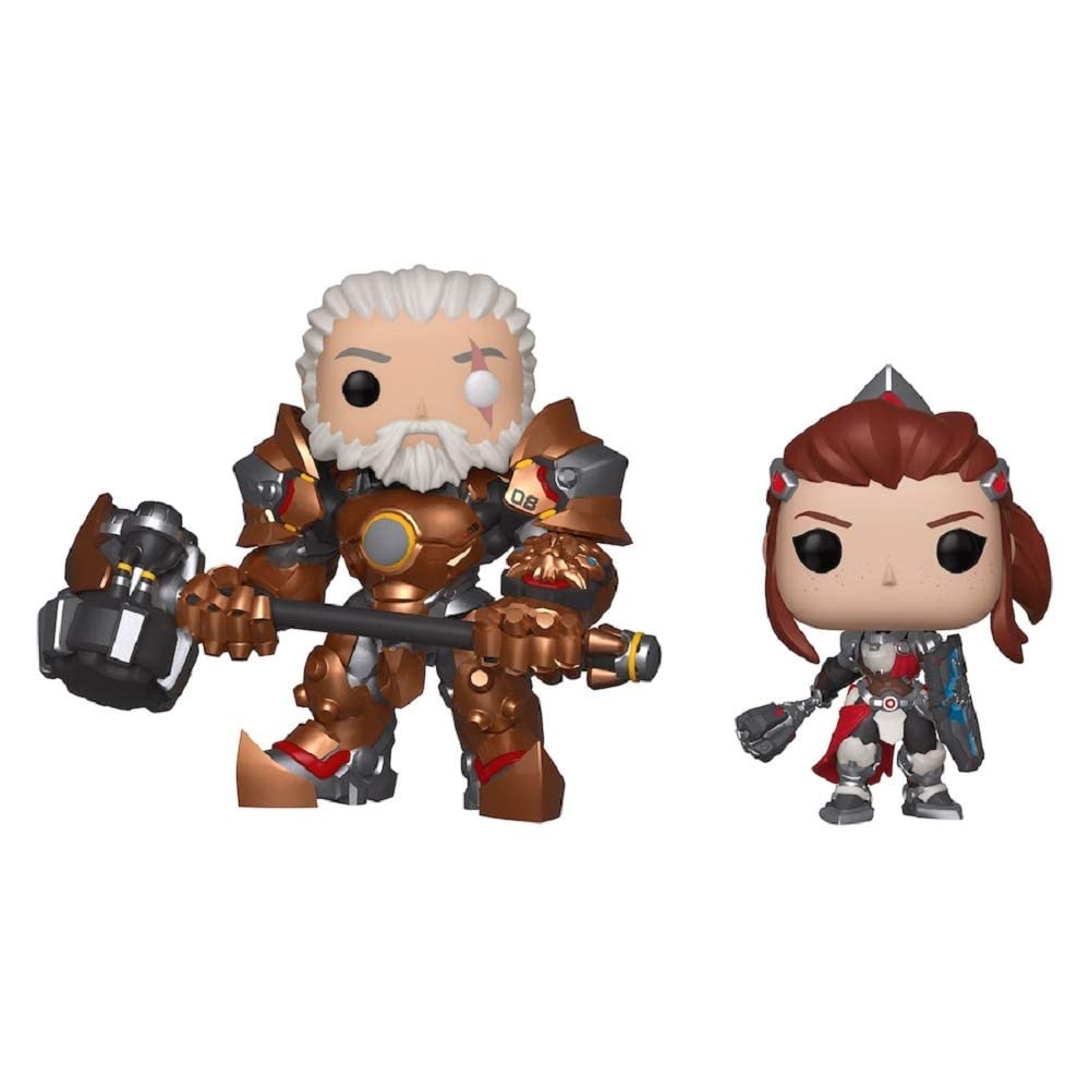 Sdcc 2019 Exclusive Blizzard Pop Overwatch: Reinhardt And Brigitte 2 Pack