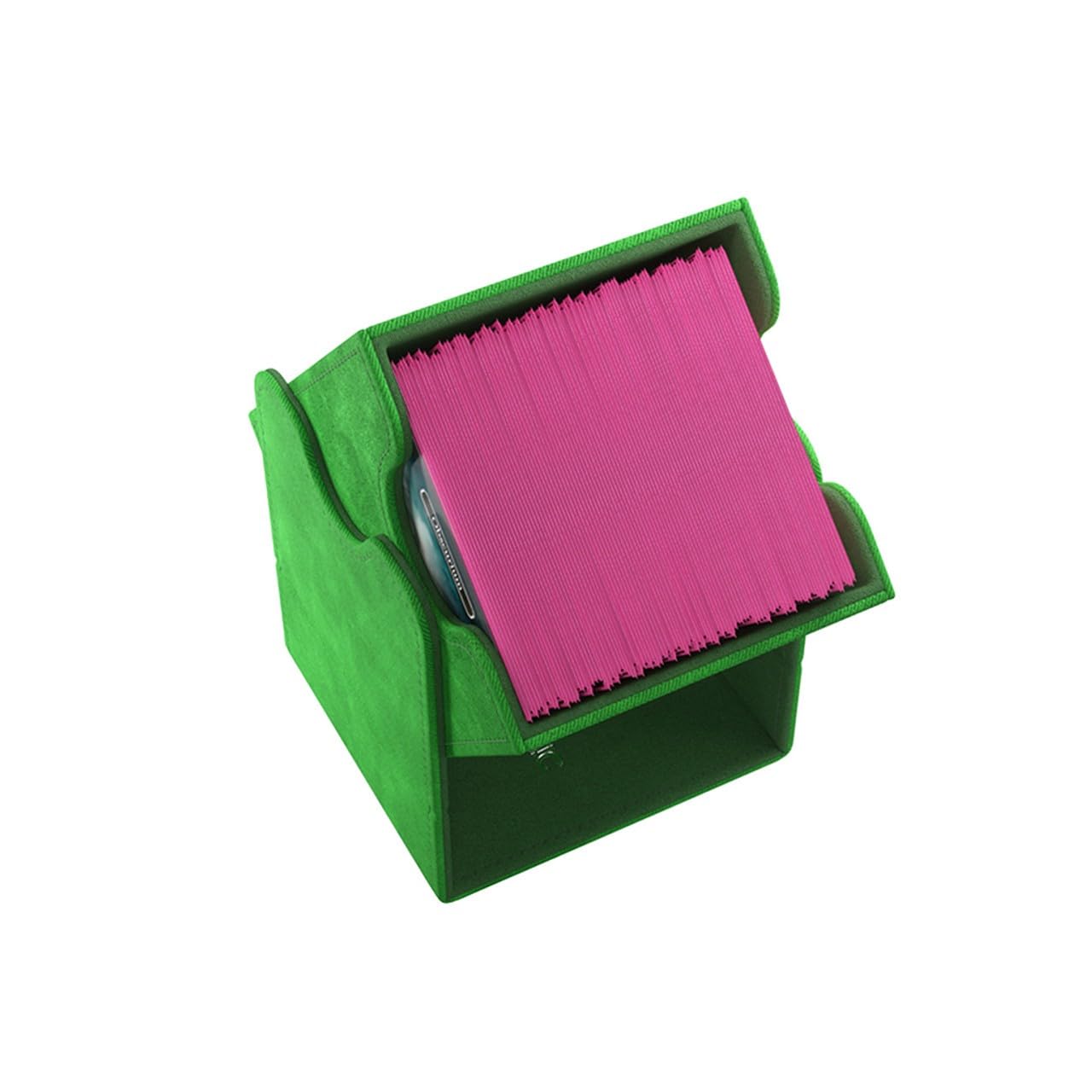 Gamegenic Deck Box - Squire Xl Green 100Ct - Durable And Sturdy Tcg, Ocg, Ccg Card Storage - Compatible With Pokemon, Yugioh, Co