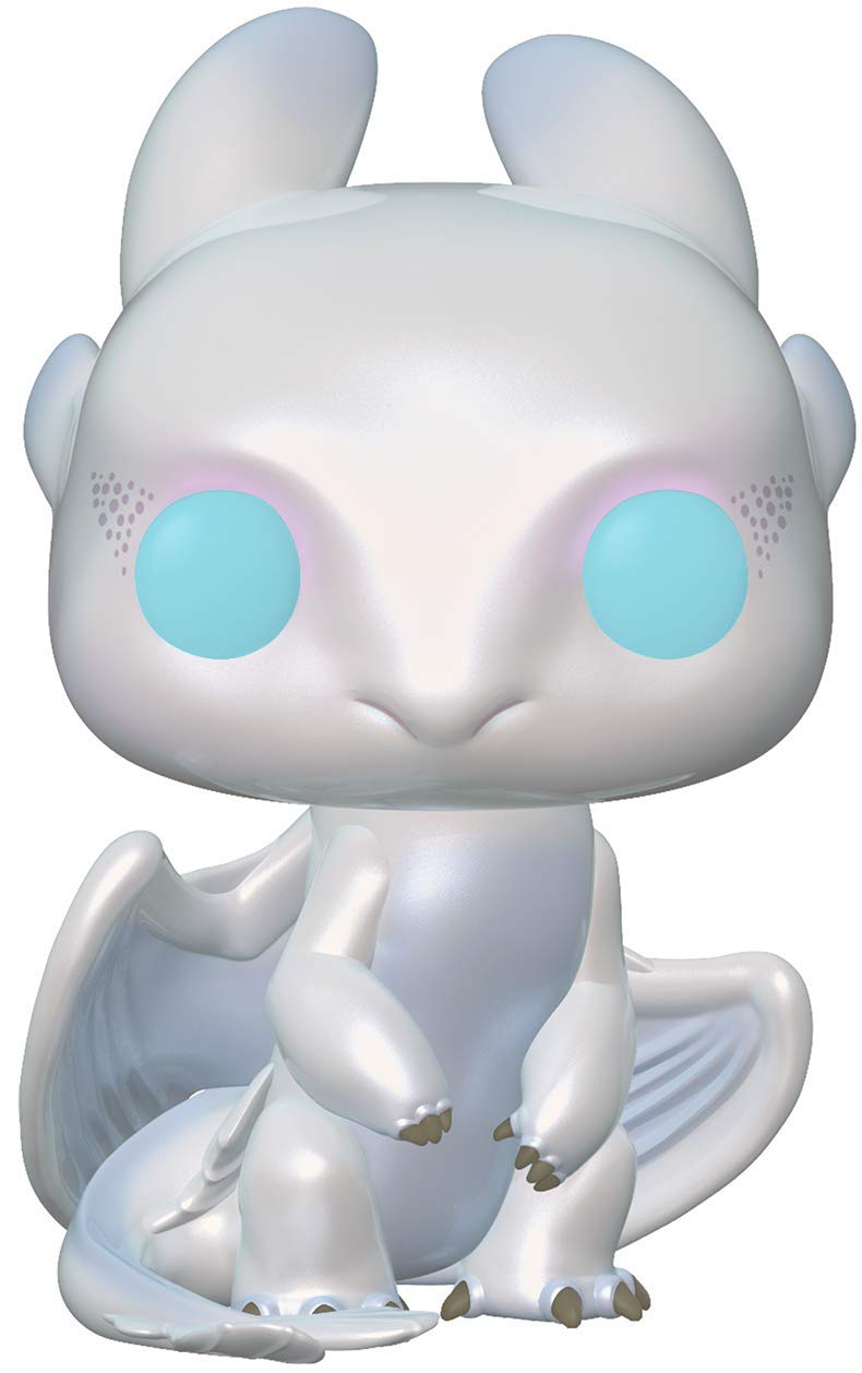 Funko Pop! How to Train Your Dragon 3 Light Fury Vinyl Figure - Multicolor, One Size, Model 36369