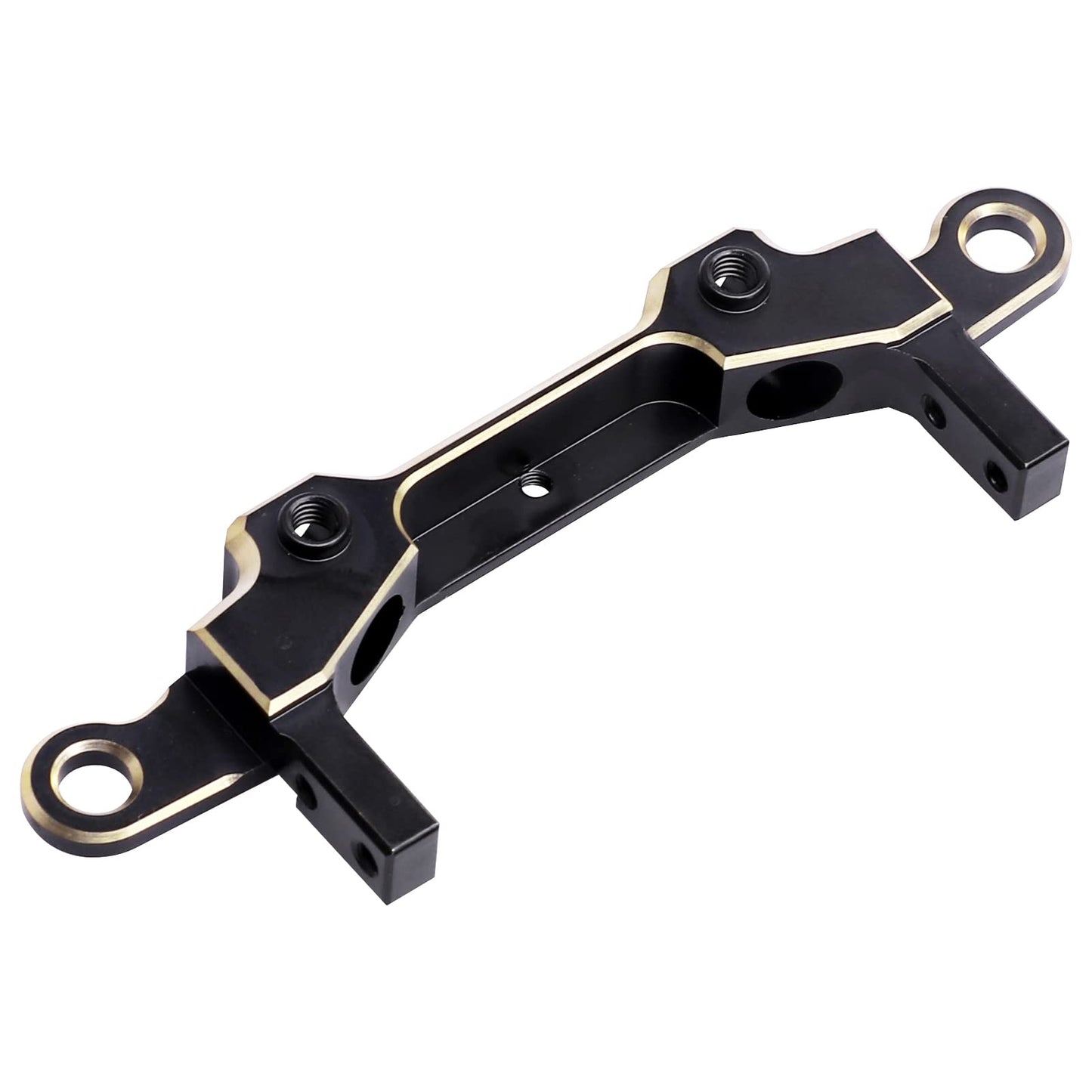HobbyPark Brass Rear Bumper Mount Servo Mounting Bracket Stand Compatible with 1/10 Axial SCX10 III Upgrades JLU Wrangler