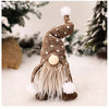Yanghome Christmas Elf Decoration Xmas Ornaments Thanksgiving Day Gifts Swedish Gnomes Plush Nisse Tomte Figurines Doll Desk Lit