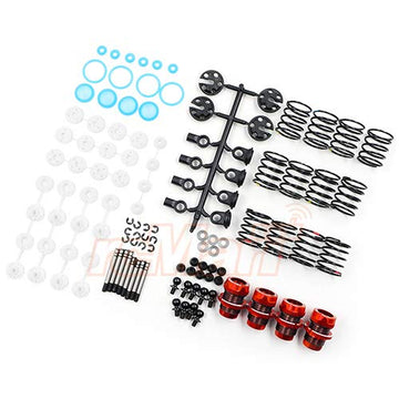 Yeah Racing QUTUS Challenger 50mm Damper Set for 1/10 RC Touring M-Chassis Car Red #DBB-2050RD