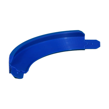 Hot Wheels Compatible 90 Degree Banked Turn (Blue)