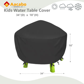 Aacabo Kids Water Table Cover Little Tikes Spiralin' Seas Waterpark Play Table Cover Sand Water Table Cover Outdoor Toys Cover 3