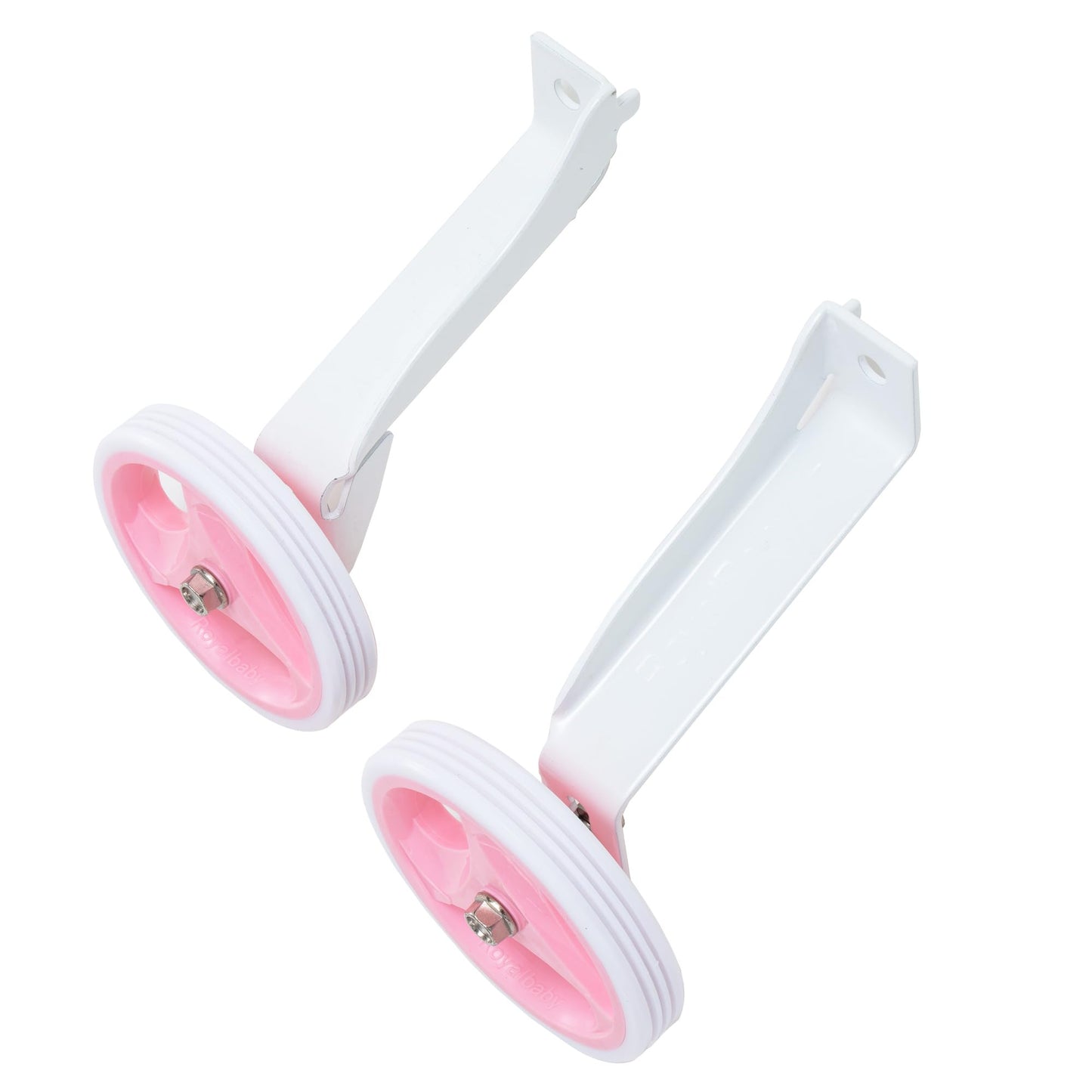 Royalbaby Kids Bike Training Wheels For Royalbaby 16 Inch & 18 Inch Bicycle, 16''/18'' Pink, 1 Pair