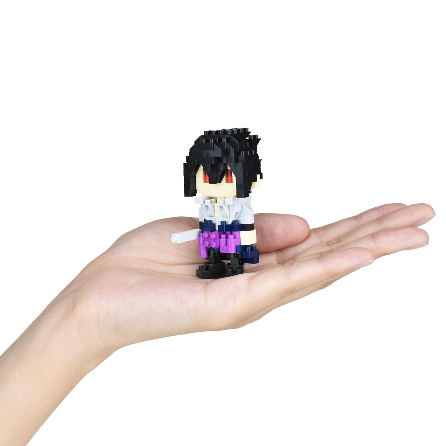 Nanoblock - Naruto Shippuden - Sasuke Uchiha, Nanoblock Character Collection Series Building Kit 200 Pcs