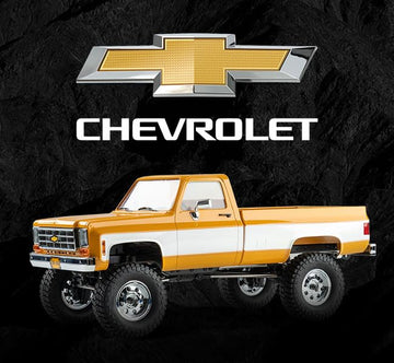 Eazyrc Fms 1/18 Fcx18 Chevy K10 Rc Crawler Rtr With License Red, Rc Pickup Truck 4X4 Chevy Hobby Grade 2-Speed Transmission Mons